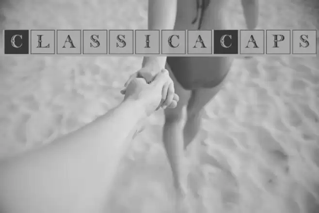 ClassicaCaps Font examples