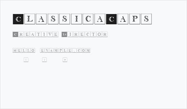 ClassicaCaps Business Card