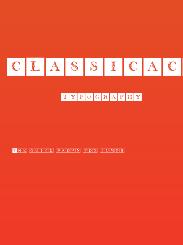 ClassicaCaps Poster