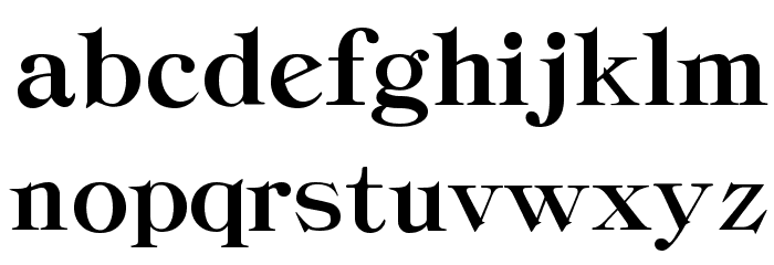 ClassicaHeavy Regular Font LOWERCASE