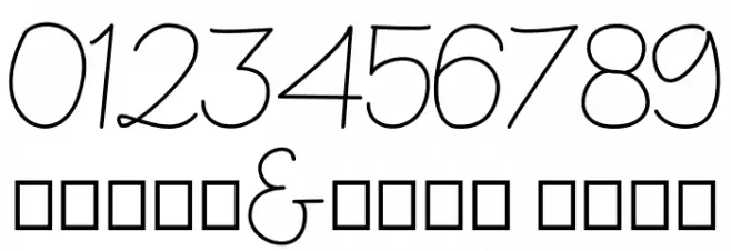 Classico Font OTHER CHARS