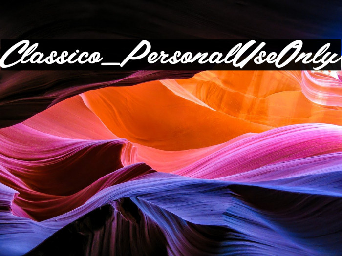 Classico_PersonalUseOnly Example 3