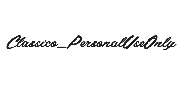 Classico_PersonalUseOnly Logo