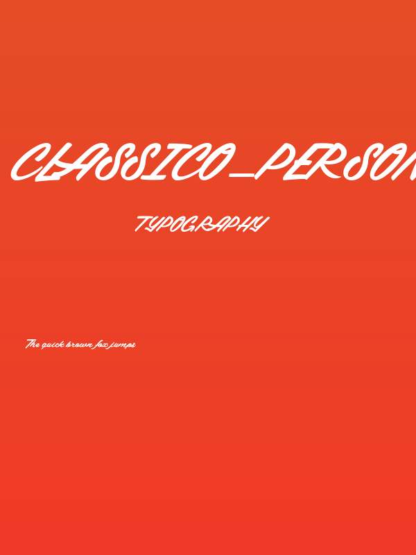 Classico_PersonalUseOnly Poster