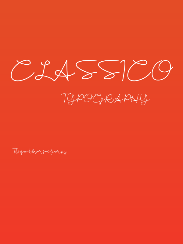 Classico Poster