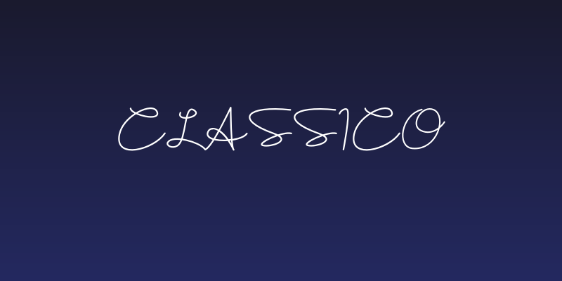 Classico Social Header