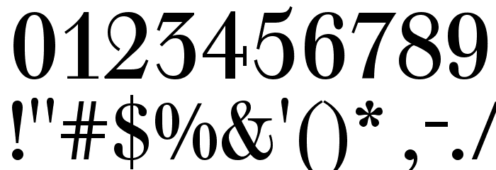 ClassizismAntiquaBook Font OTHER CHARS