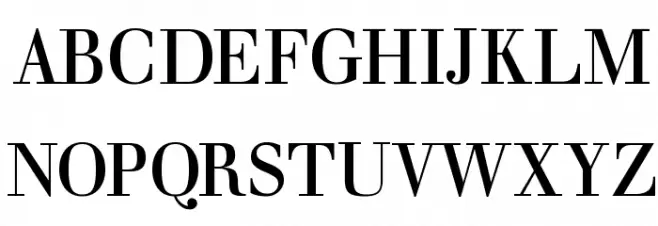 ClassizismAntiquaBook 字体 大写