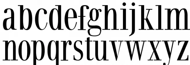 ClassizismAntiquaBook Font LOWERCASE