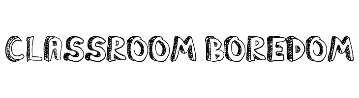 Classroom Boredom  font caratteri gratis