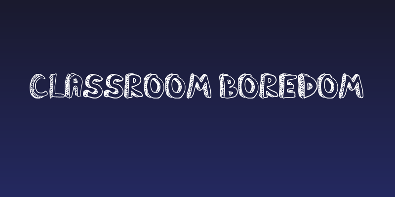 Classroom Boredom Social Header