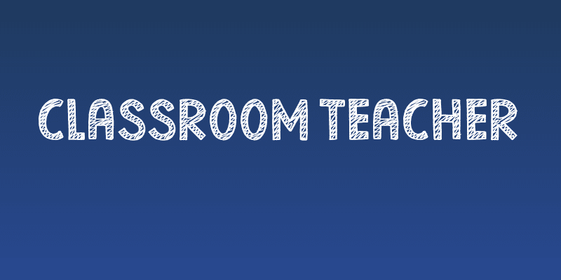 Classroom Teacher Social Header