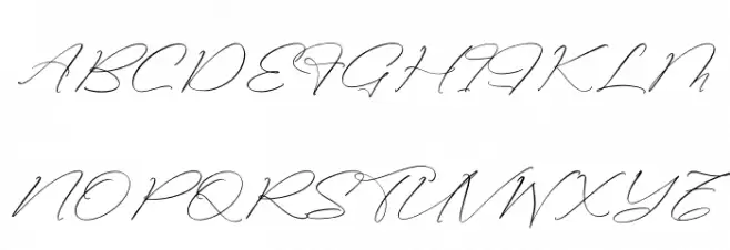 Classthy Theriond 字体 大写