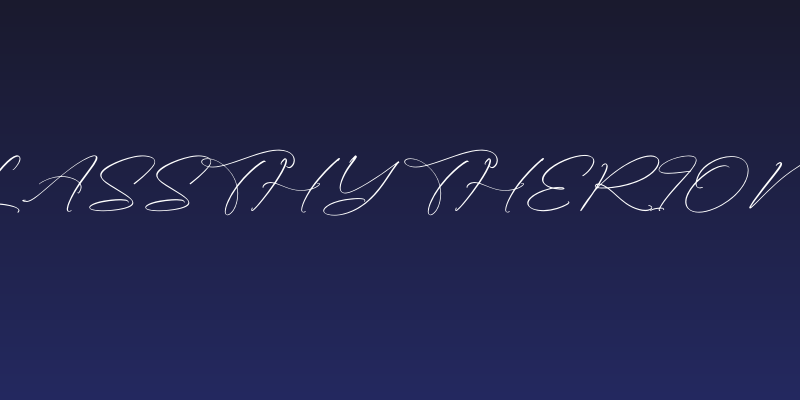 Classthy Theriond Social Header