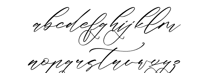 Classthy Theriond フォント 小文字