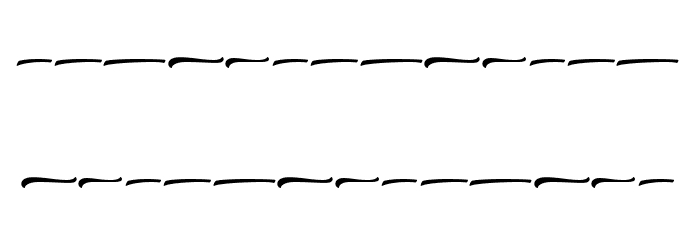 Classual swash Font LOWERCASE