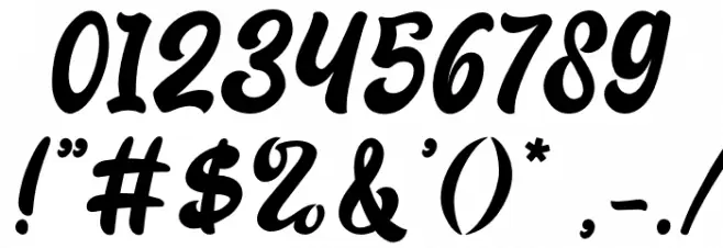 Classual Font OTHER CHARS