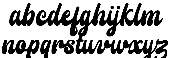 Classual Font LOWERCASE