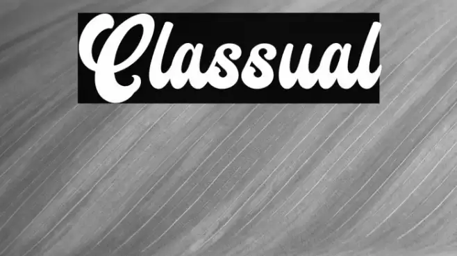 Classual Font examples