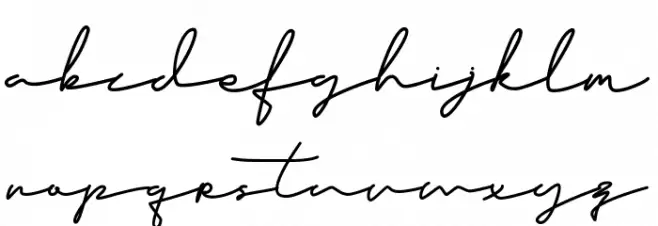 Classy Beautiful フォント 小文字