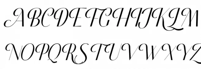 Classy Brune Italic Free Regular Schriftart Groß