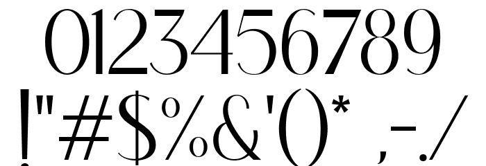 Classy Brune Reg Free Regular Font OTHER CHARS