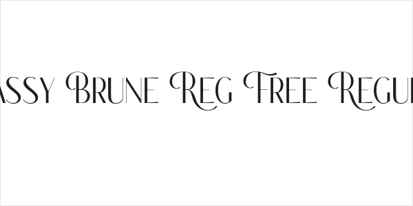 Classy Brune Reg Free Regular Logo