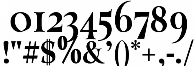 Classy Coiffeur Bold Font OTHER CHARS