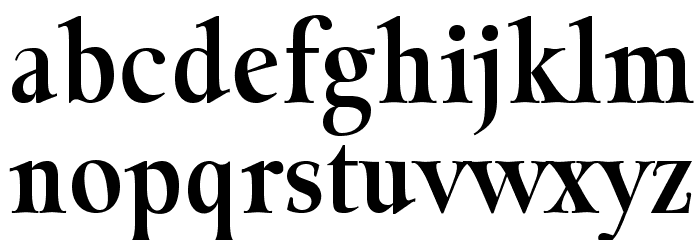 Classy Coiffeur Bold Font LOWERCASE