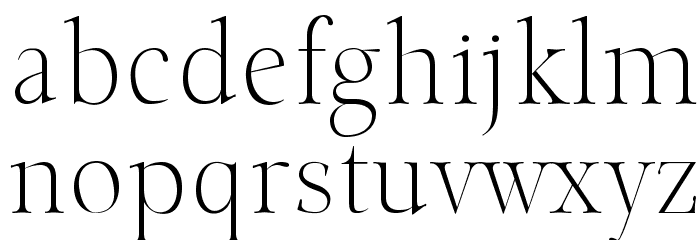 Classy Coiffeur Light Font LOWERCASE