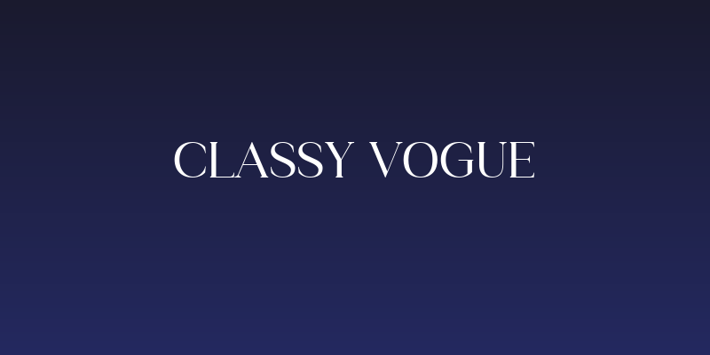 Classy Vogue Social Header
