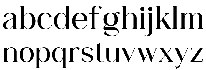 Classy Vogue Font LOWERCASE