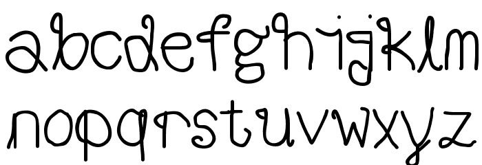 Classy Font LOWERCASE