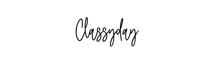 Classyday  免费字体下载