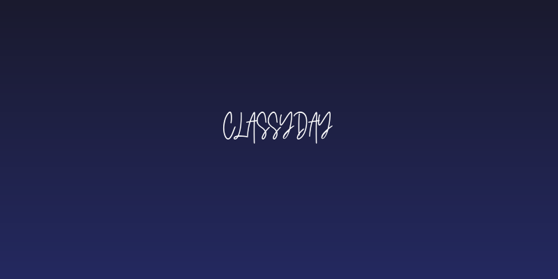Classyday Social Header