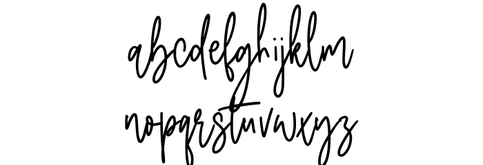 Classyday Font LOWERCASE