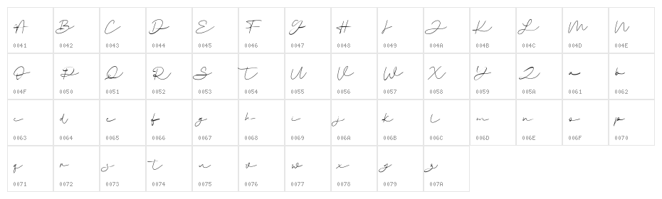 Classyloop Free Regular Character Map