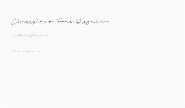 Classyloop Free Regular Business Card