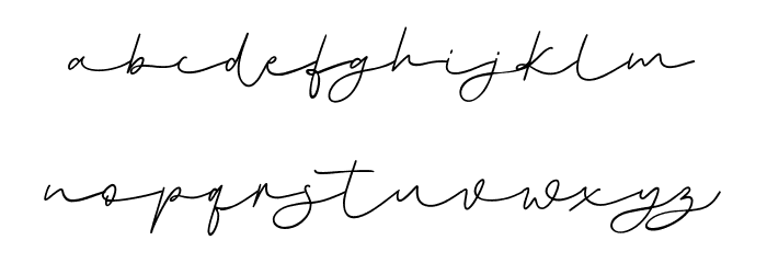 Classyloop Free Regular Font LOWERCASE