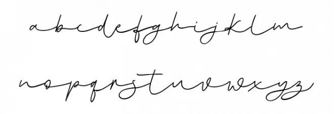 Classyloop Free Regular 字体 小写