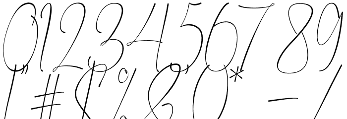 Claster Oleander Signature Font OTHER CHARS