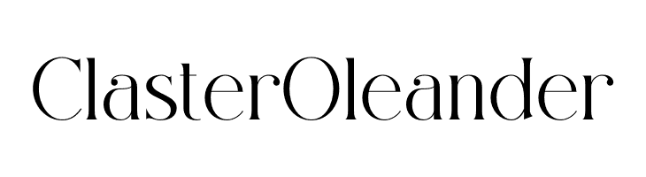 Claster Oleander  Frei Schriftart Herunterladen