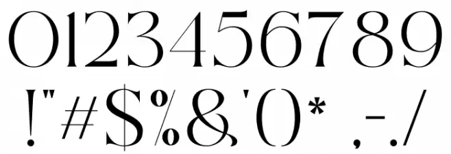 Claster Oleander Font OTHER CHARS