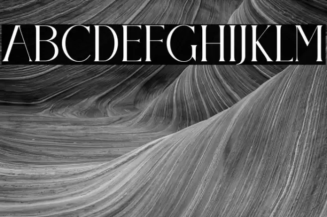 Claster Oleander Font examples