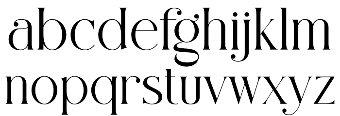 Claster Oleander Font LOWERCASE