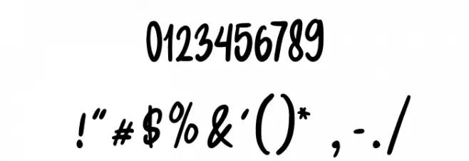 Claston Script Regular Font OTHER CHARS