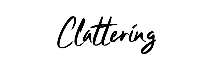 Clattering  Free Fonts Download
