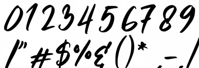 Clattering Font OTHER CHARS