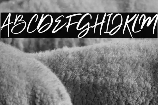 Clattering Font examples