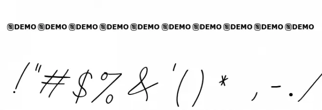 Clattery Regular Font OTHER CHARS